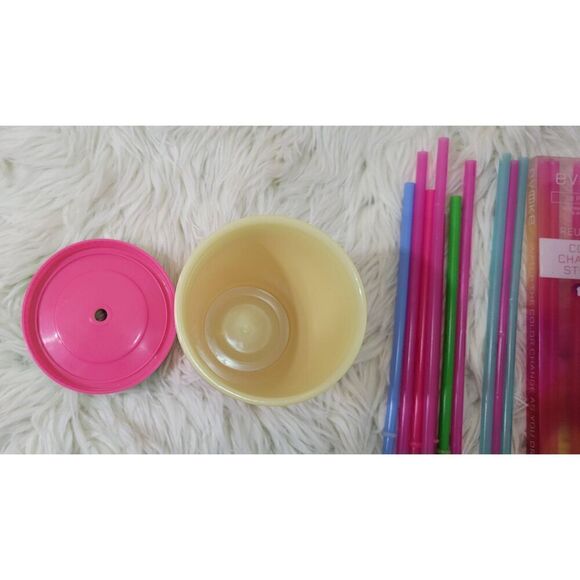 Color Changing Straws & To Go Cups Reuseable 16 oz - Picture 5 of 9